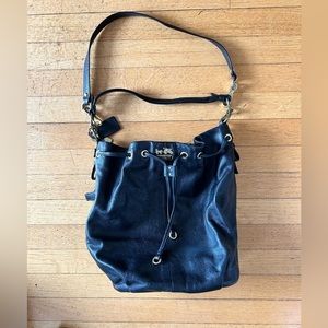 Coach Black Leather Purse